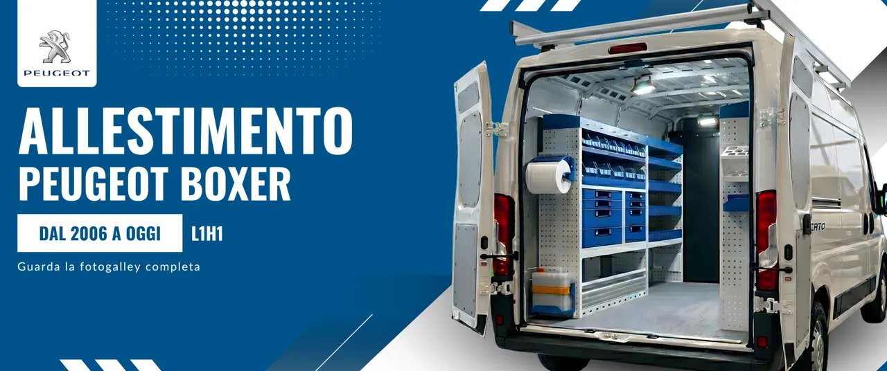 Allestimento Peugeot Boxer (anno dal 2006 a Oggi) L1H1