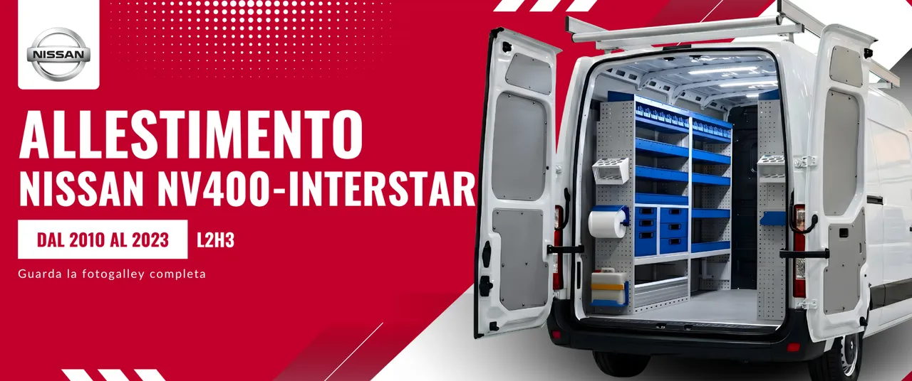 Allestimento Nissan NV400-Interstar (anno dal 2010 al 2023) L2H3