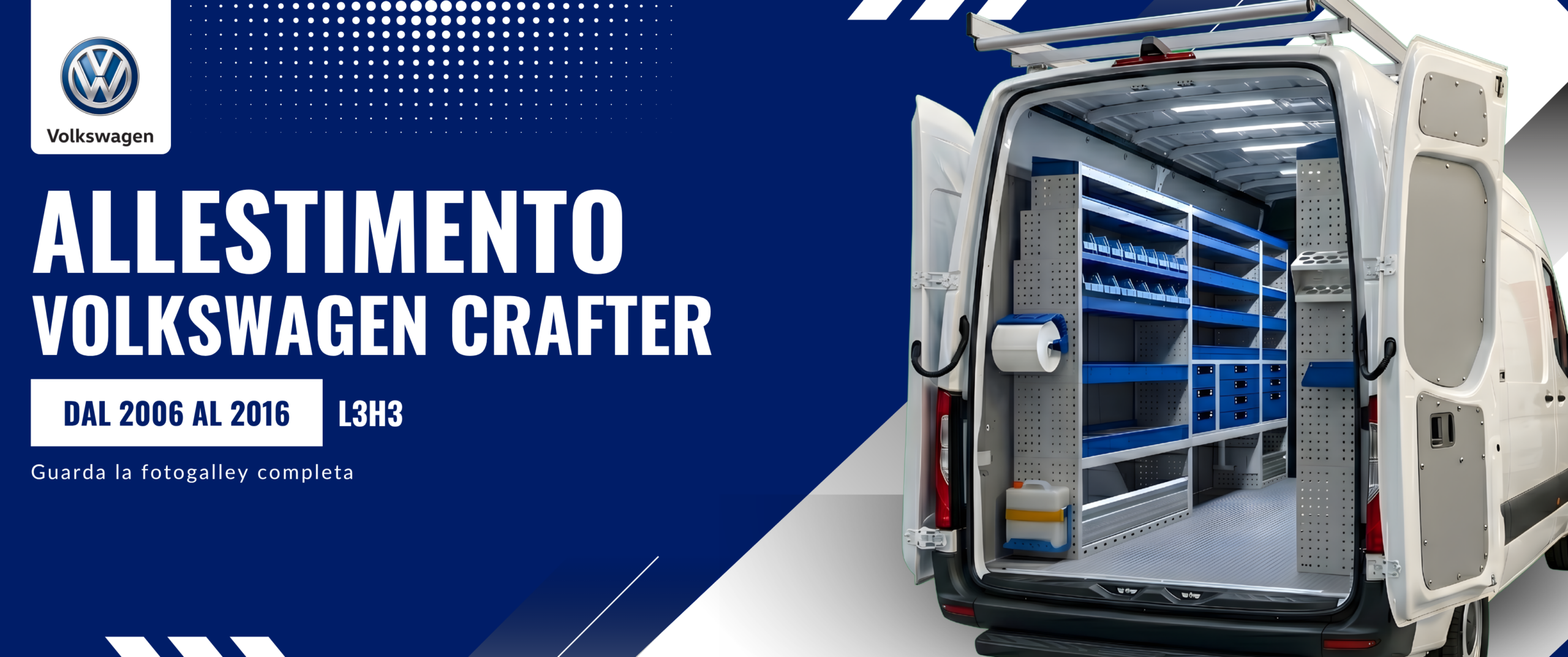 Allestimento Volkswagen Crafter (anno dal 2006 al 2016) L3H3