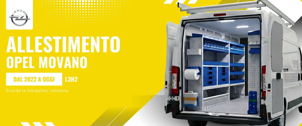 Allestimento Opel Movano (anno dal 2022 a Oggi) L3H2