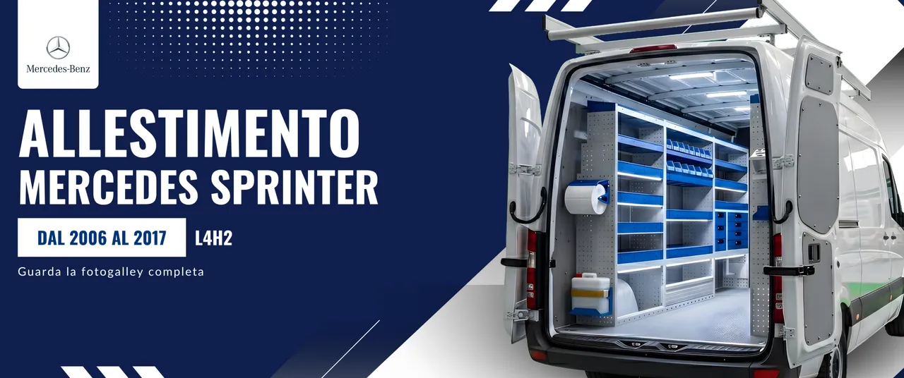 Allestimento Mercedes Sprinter (anno dal 2006 al 2017) L4H2