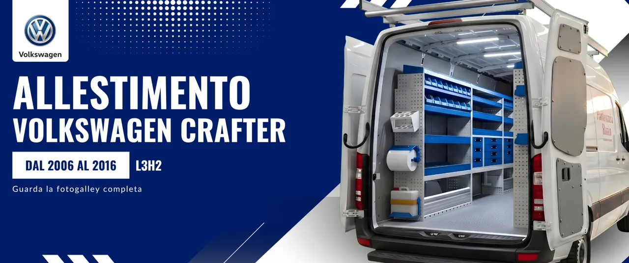 Allestimento Volkswagen Crafter (anno dal 2006 al 2016) L3H2