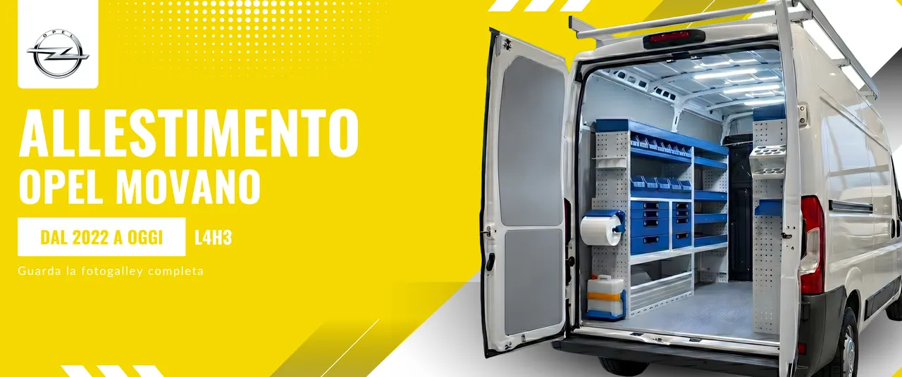 Allestimento Opel Movano (anno dal 2022 a Oggi) L4H3