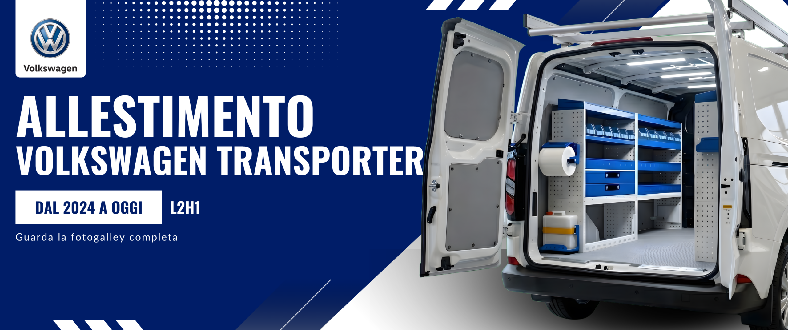 Allestimento Volkswagen Transporter (anno dal 2024 a Oggi) L2H1