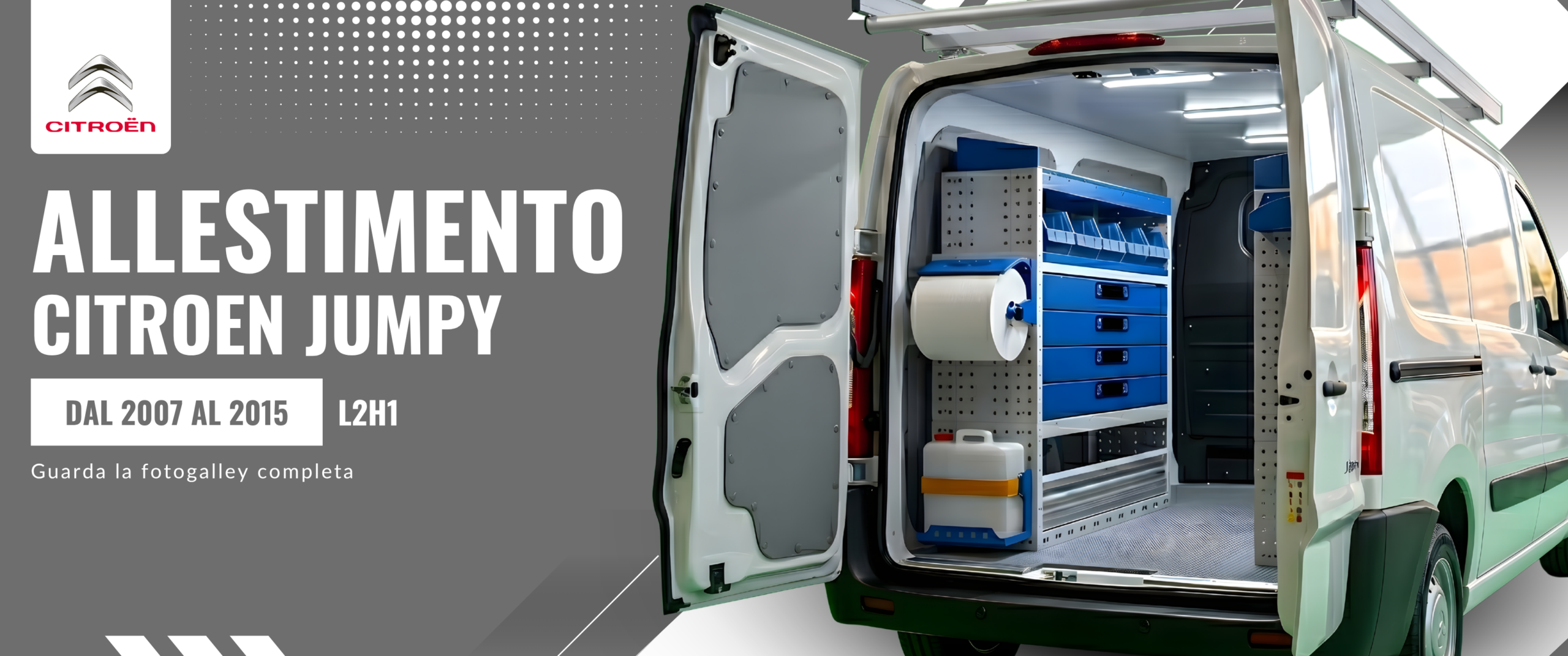 Allestimento Citroen Jumpy (anno dal 2007 al 2015) L2H1