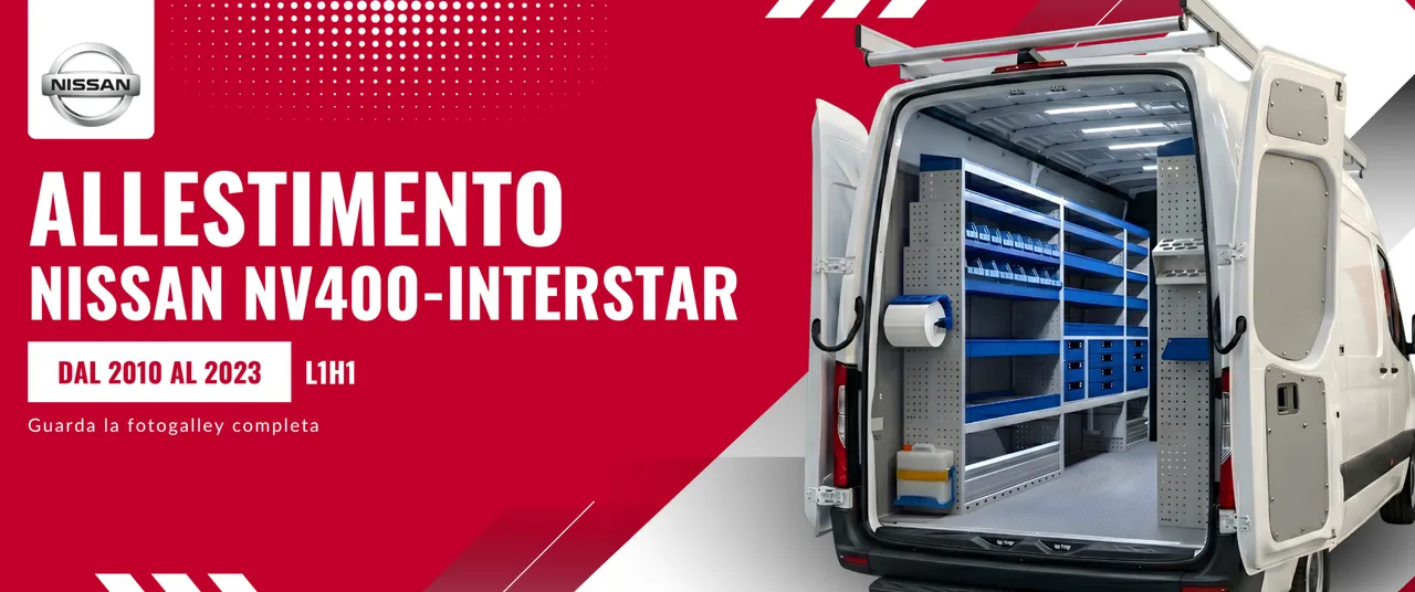 Allestimento Nissan NV400-Interstar (anno dal 2010 al 2023) L1H1