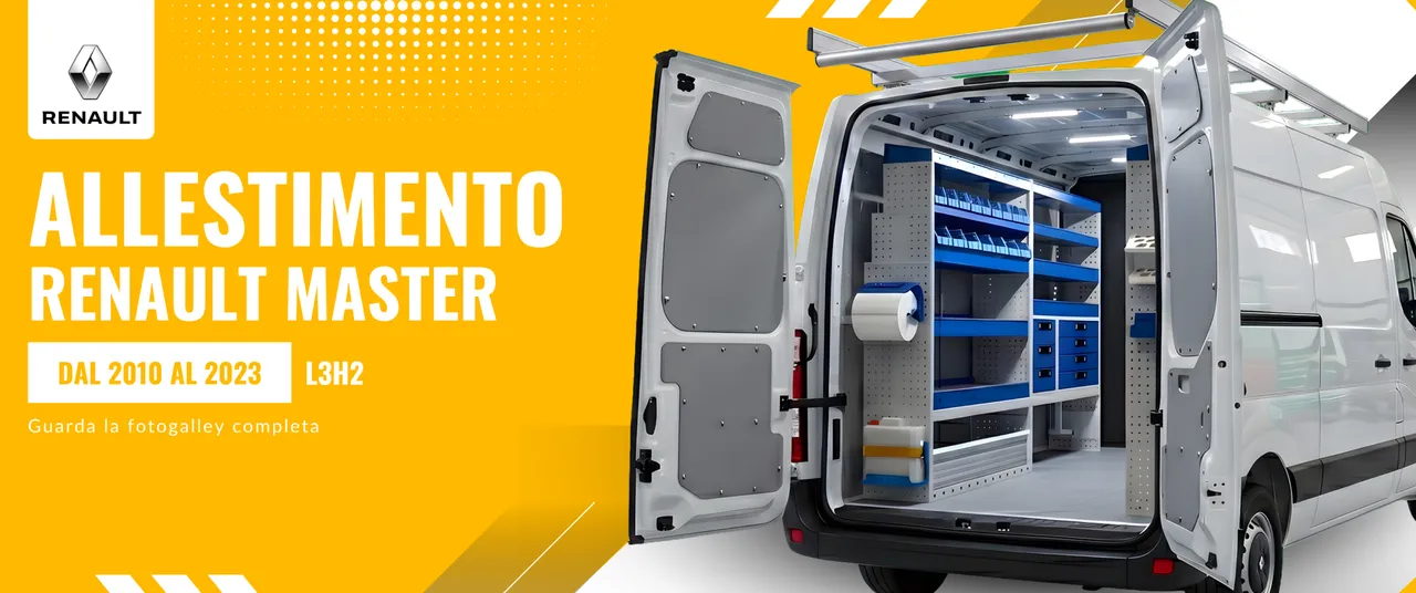 Allestimento Renault Master (anno dal 2010 al 2023) L3H2