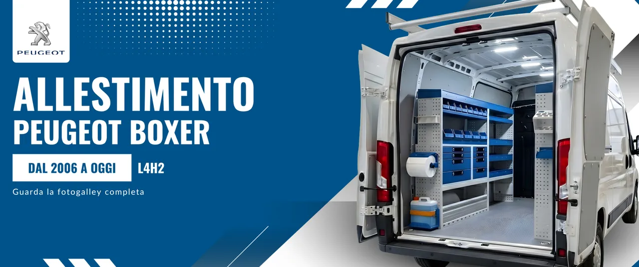 Allestimento Peugeot Boxer (anno dal 2006 a Oggi) L4H2