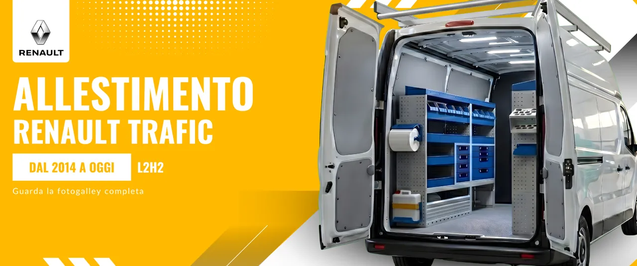Allestimento Renault Trafic (anno dal 2014 a Oggi) L2H2