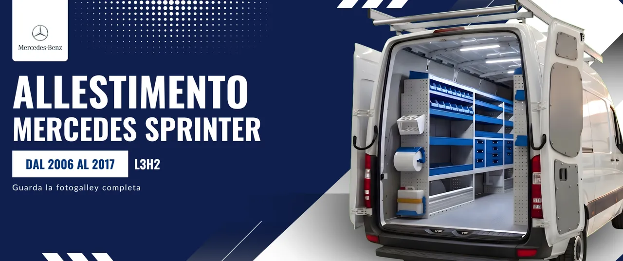 Allestimento Mercedes Sprinter (anno dal 2006 al 2017) L3H2