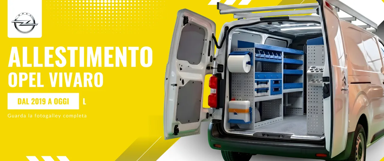 Allestimento Opel Vivaro (anno dal 2019 a Oggi) L
