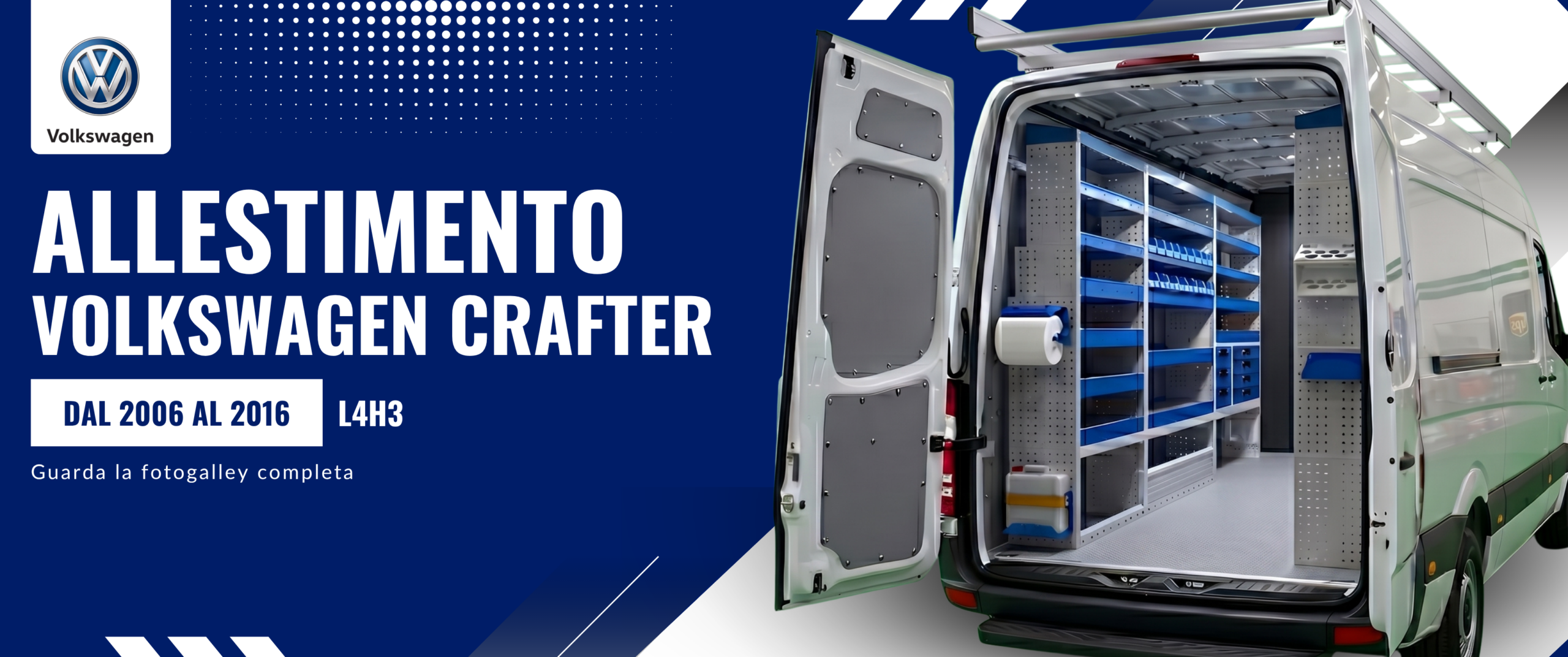 Allestimento Volkswagen Crafter (anno dal 2006 al 2016) L4H3