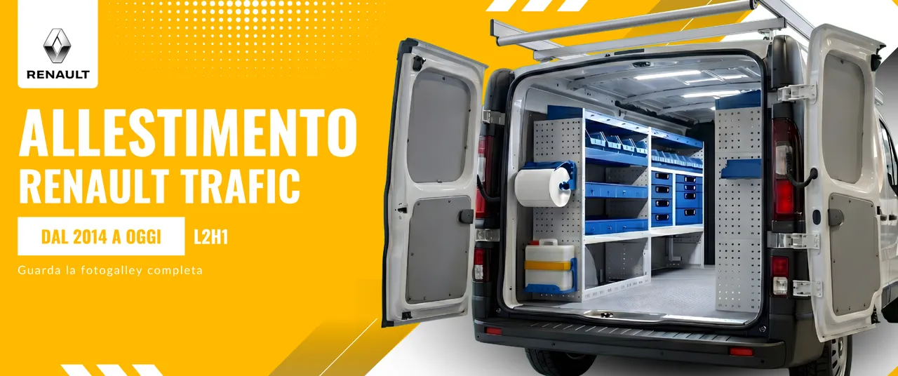 Allestimento Renault Trafic (anno dal 2014 a Oggi) L2H1