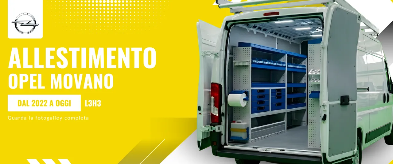 Allestimento Opel Movano (anno dal 2022 a Oggi) L3H3