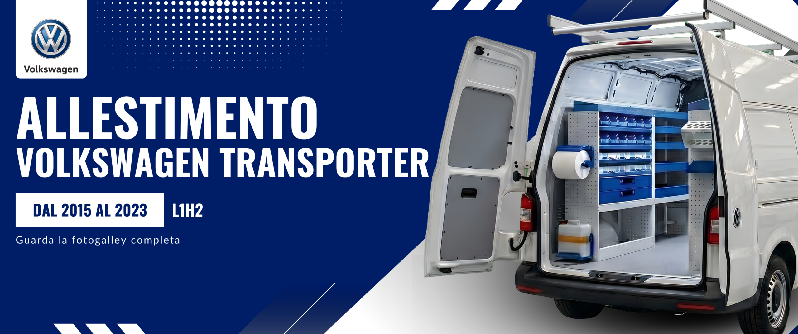 Allestimento Volkswagen Transporter (anno dal 2015 al 2023) L1H2