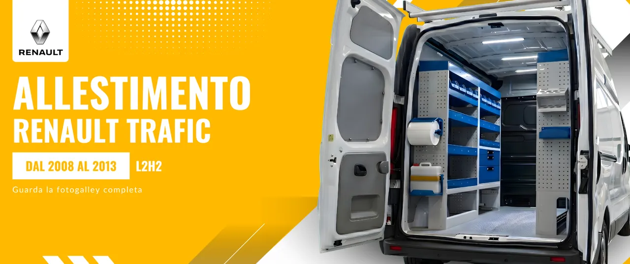 Allestimento Renault Trafic (anno dal 2008 al 2013) L2H2