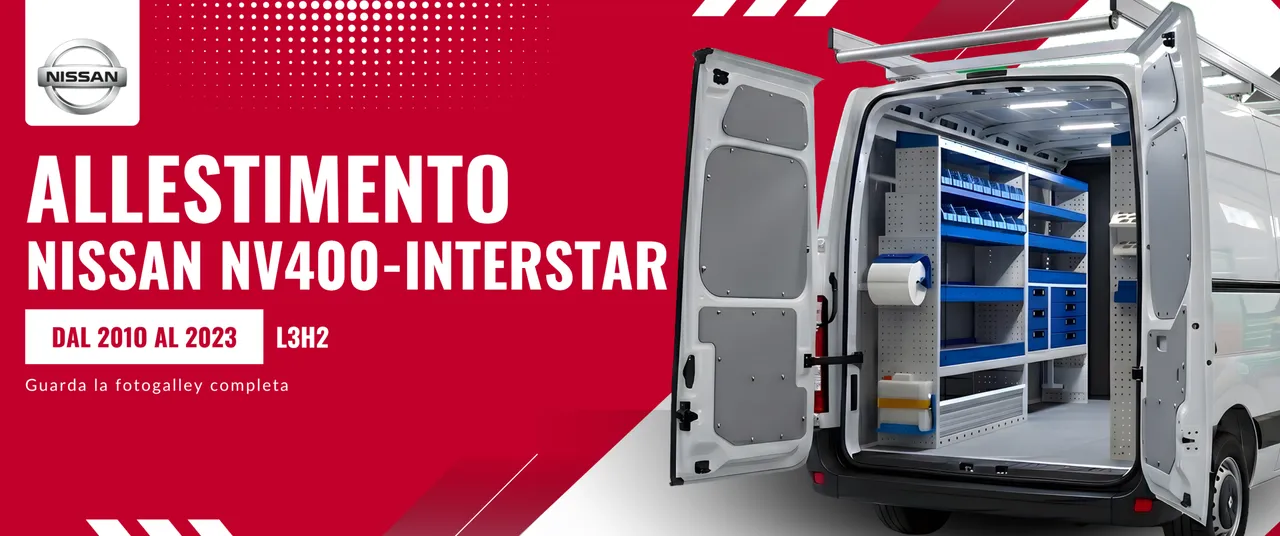 Allestimento Nissan NV400-Interstar (anno dal 2010 al 2023) L3H2