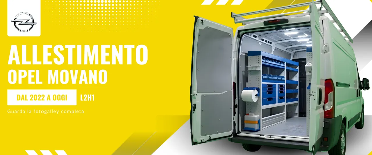 Allestimento Opel Movano (anno dal 2022 a Oggi) L2H1