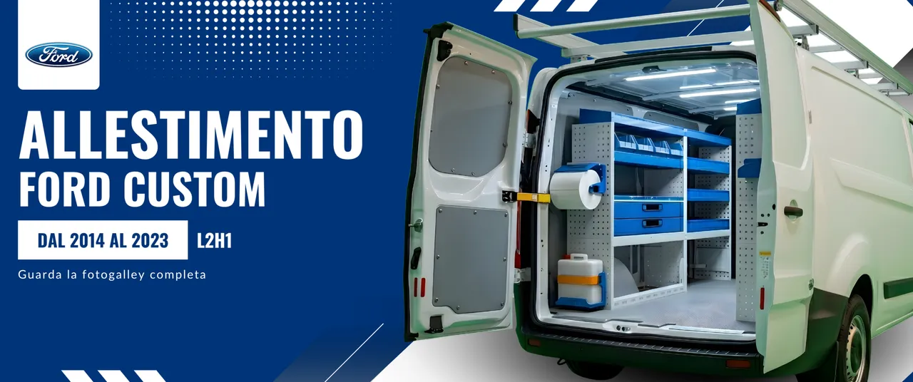 Allestimento Ford Custom (anno dal 2014 al 2023) L2H1