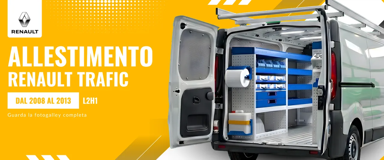 Allestimento Renault Trafic (anno dal 2008 al 2013) L2H1