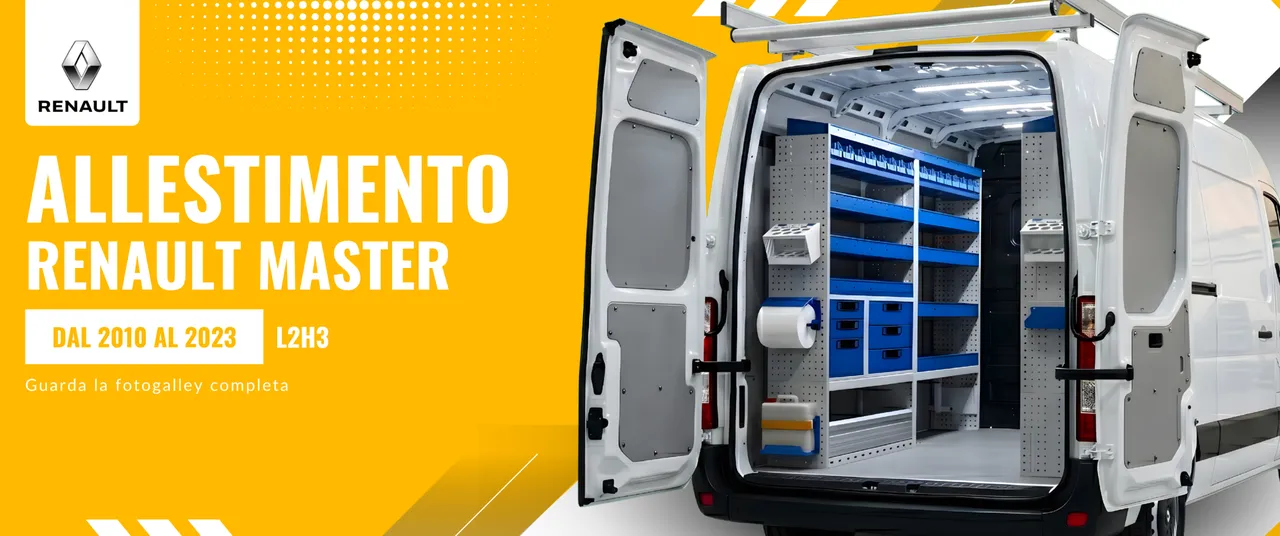 Allestimento Renault Master (anno dal 2010 al 2023) L2H3