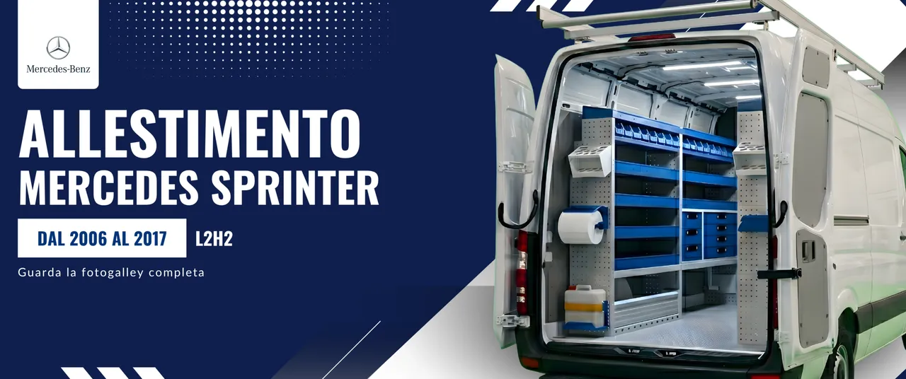 Allestimento Mercedes Sprinter (anno dal 2006 al 2017) L2H2