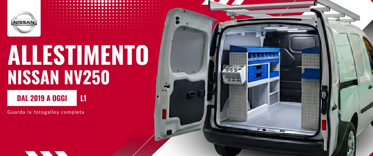 Allestimento Nissan NV250 (anno dal 2019 a Oggi) L1