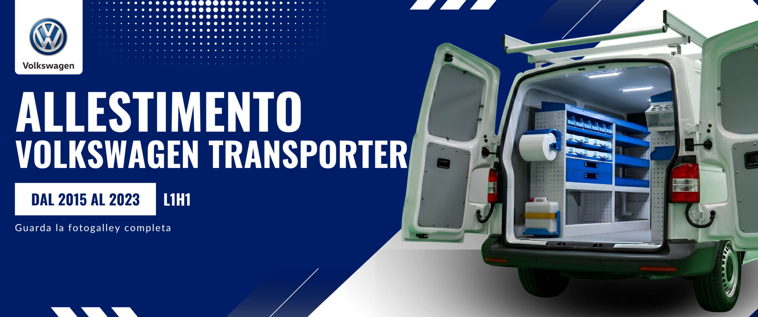 Allestimento Volkswagen Transporter (anno dal 2015 al 2023) L1H1