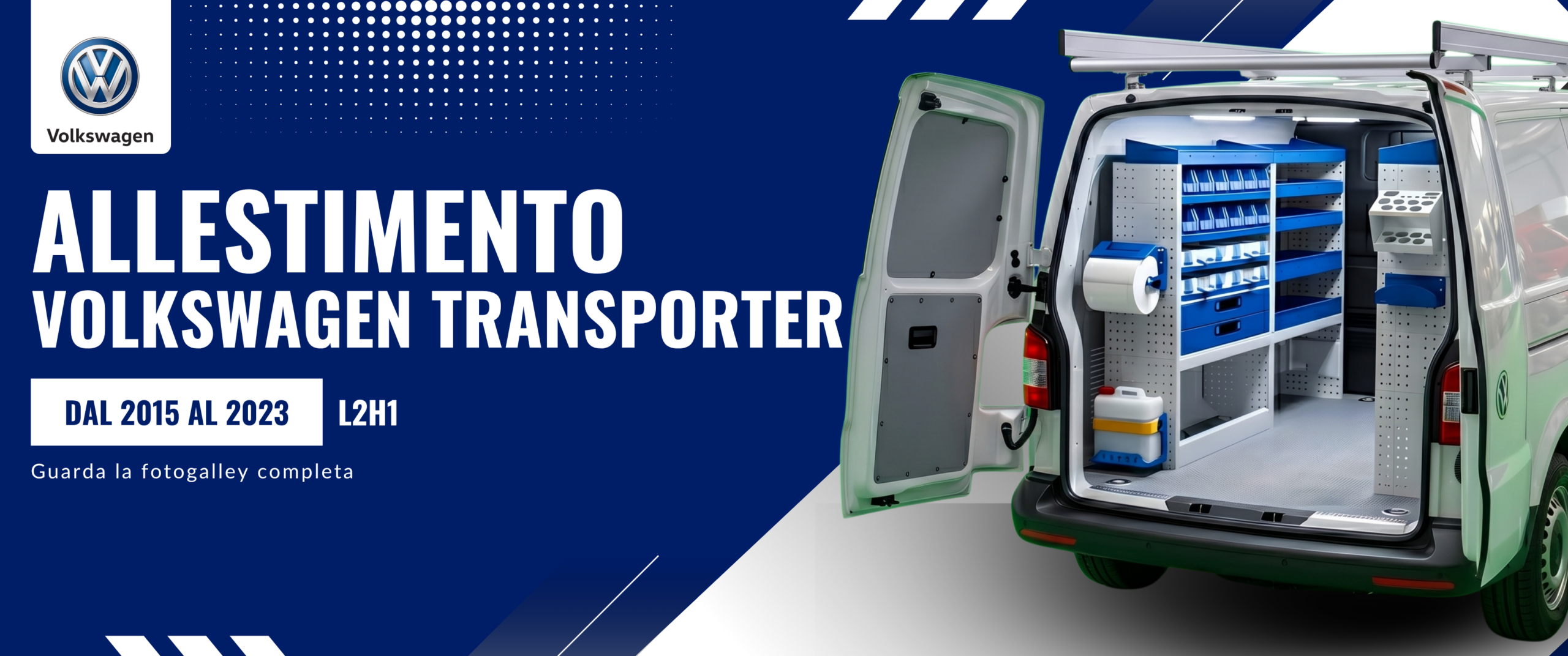 Allestimento Volkswagen Transporter (anno dal 2015 al 2023) L2H1