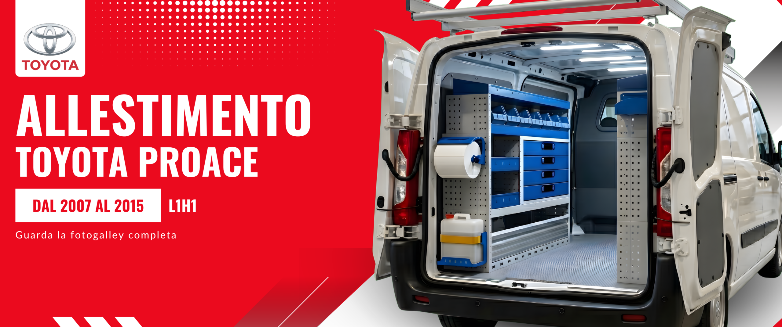 Allestimento Toyota Proace (anno dal 2007 al 2015) L1H1
