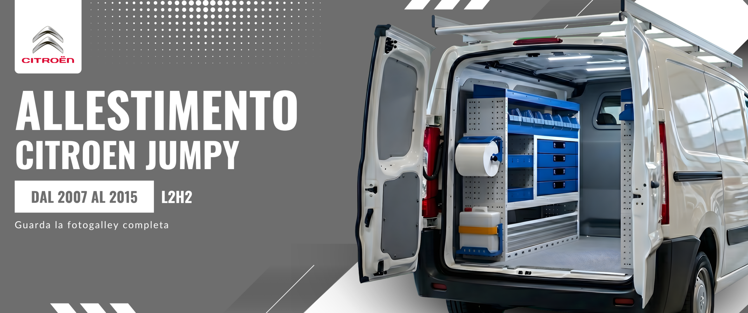 Allestimento Citroen Jumpy (anno dal 2007 al 2015) L2H2