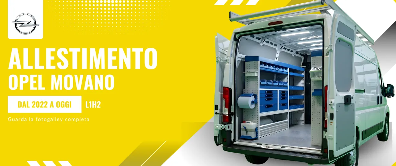 Allestimento Opel Movano (anno dal 2022 a Oggi) L1H2
