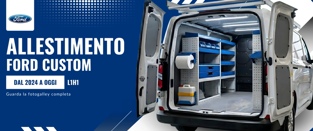 Allestimento Ford Custom (anno dal 2024 a Oggi) L1H1