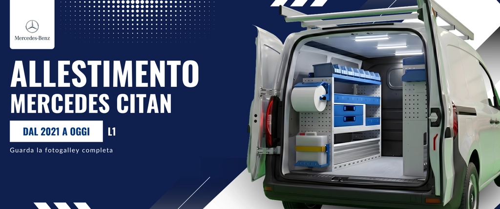 Allestimento Mercedes Citan (anno dal 2021 a Oggi) L1