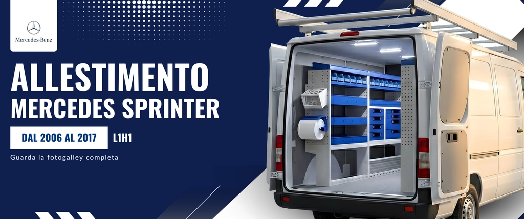 Allestimento Mercedes Sprinter (anno dal 2006 al 2017) L1H1