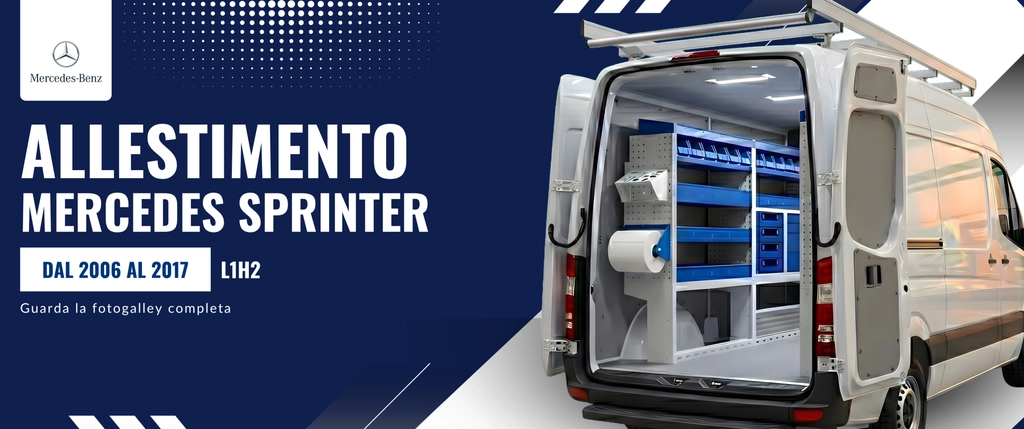 Allestimento Mercedes Sprinter (anno dal 2006 al 2017) L1H2