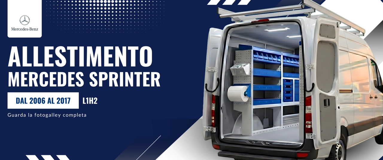 Allestimento Mercedes Sprinter (anno dal 2006 al 2017) L1H2