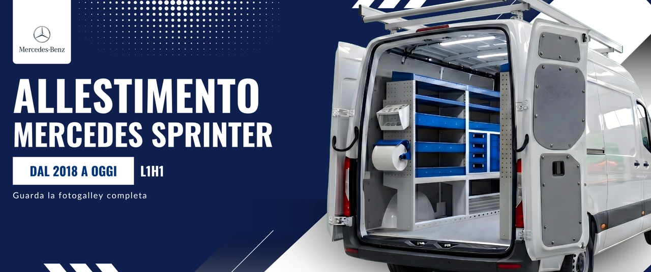 Allestimento Mercedes Sprinter (anno dal 2018 a Oggi) L1H1