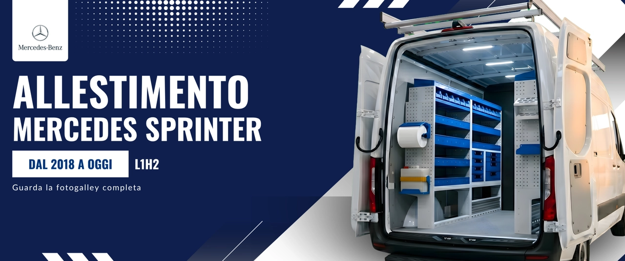 Allestimento Mercedes Sprinter (anno dal 2018 a Oggi) L1H2