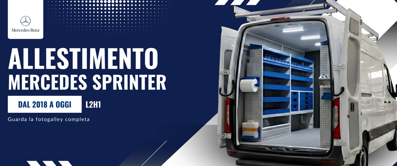 Allestimento Mercedes Sprinter (anno dal 2018 a Oggi) L2H1