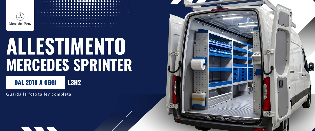 Allestimento Mercedes Sprinter (anno dal 2018 a Oggi) L3H2