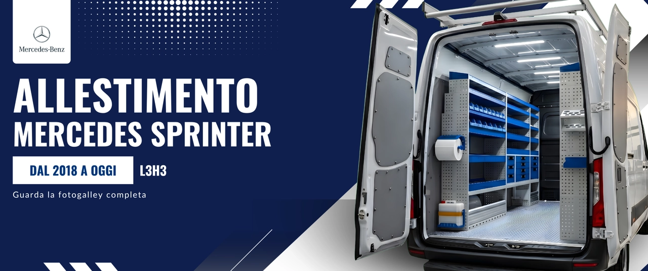 Allestimento Mercedes Sprinter (anno dal 2018 a Oggi) L3H3