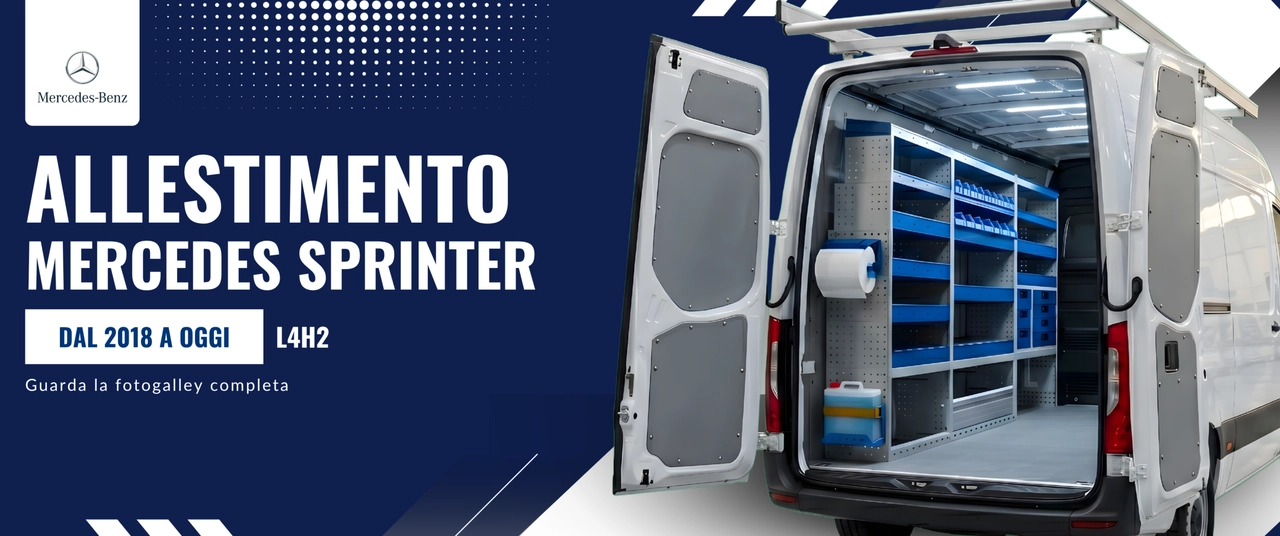 Allestimento Mercedes Sprinter (anno dal 2018 a Oggi) L4H2