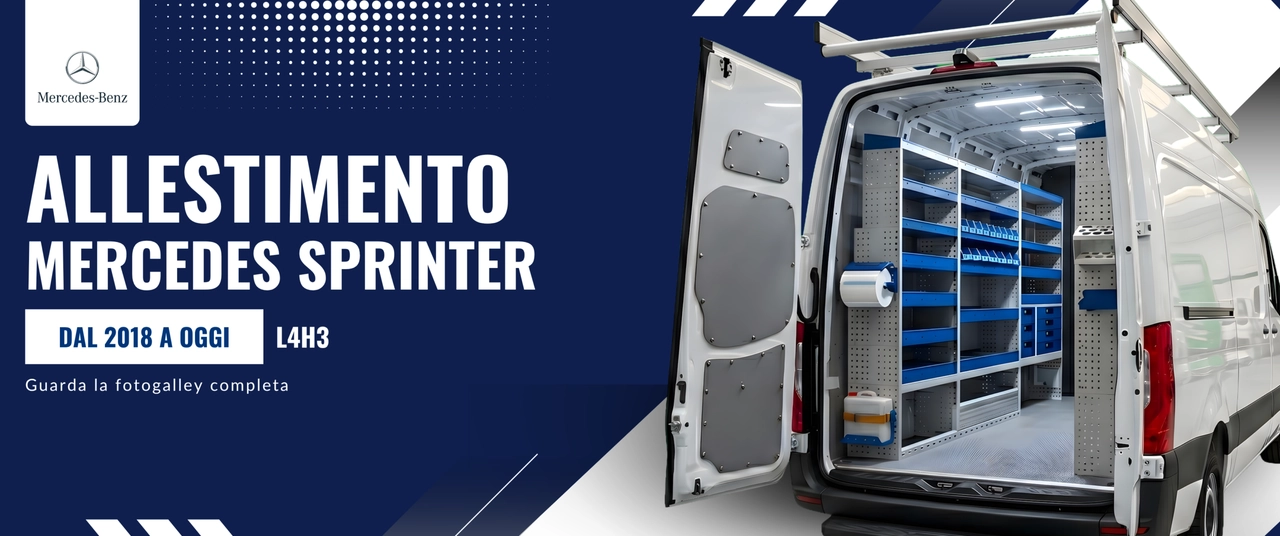 Allestimento Mercedes Sprinter (anno dal 2018 a Oggi) L4H3