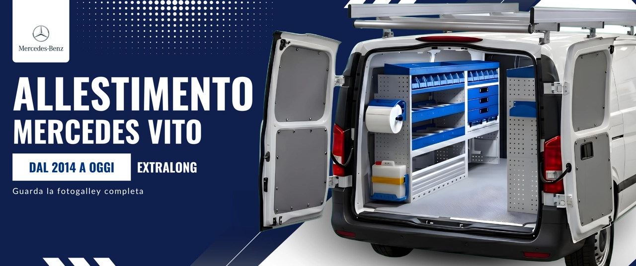 Allestimento Mercedes Vito (anno dal 2014 a Oggi) Extralong