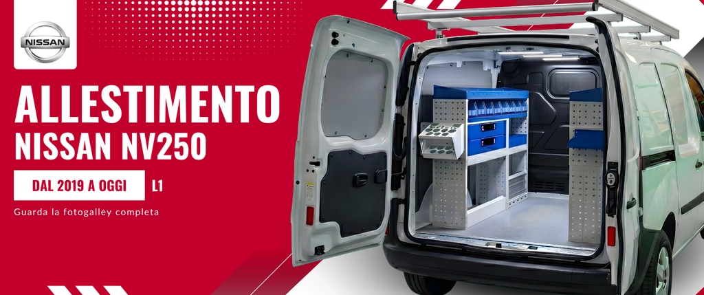 Allestimento Nissan NV250 (anno dal 2019 a Oggi) L1