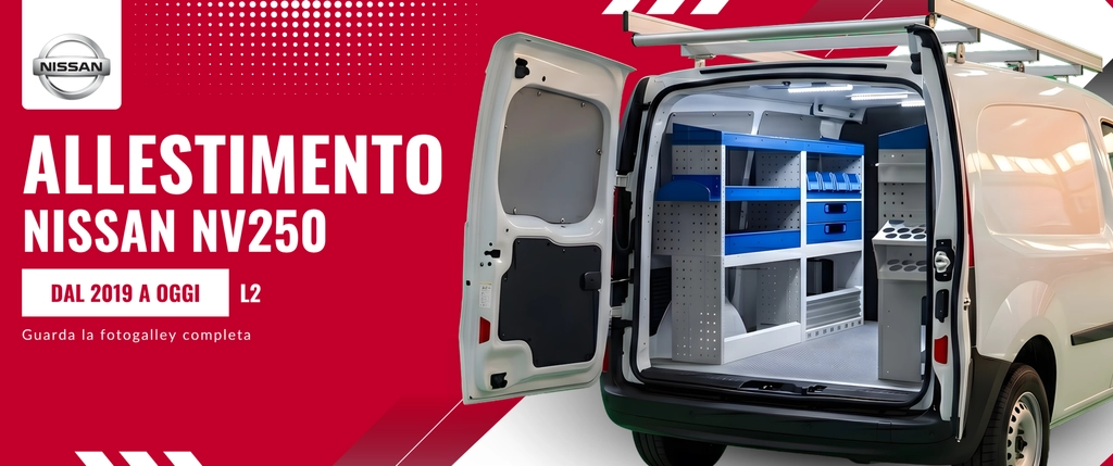 Allestimento Nissan NV250 (anno dal 2019 a Oggi) L2