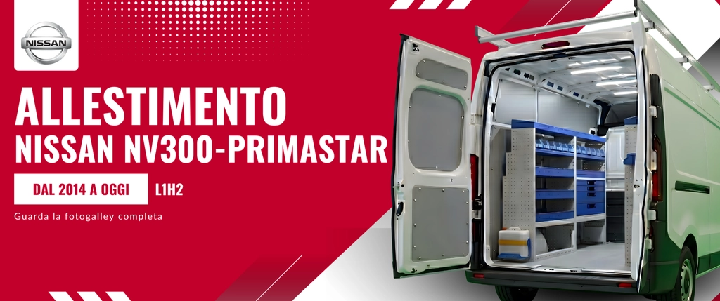 Allestimento Nissan NV300-Primastar (anno dal 2014 a Oggi) L2H2