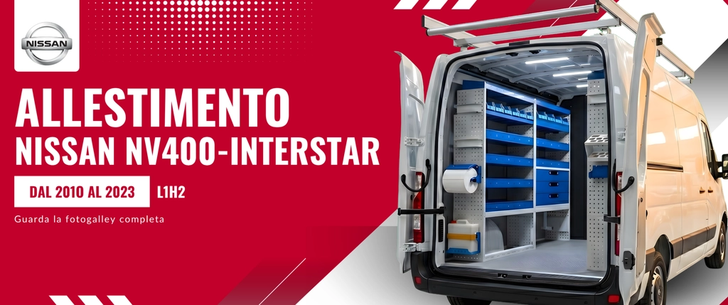 Allestimento Nissan NV400-Interstar (anno dal 2010 al 2023) L1H2