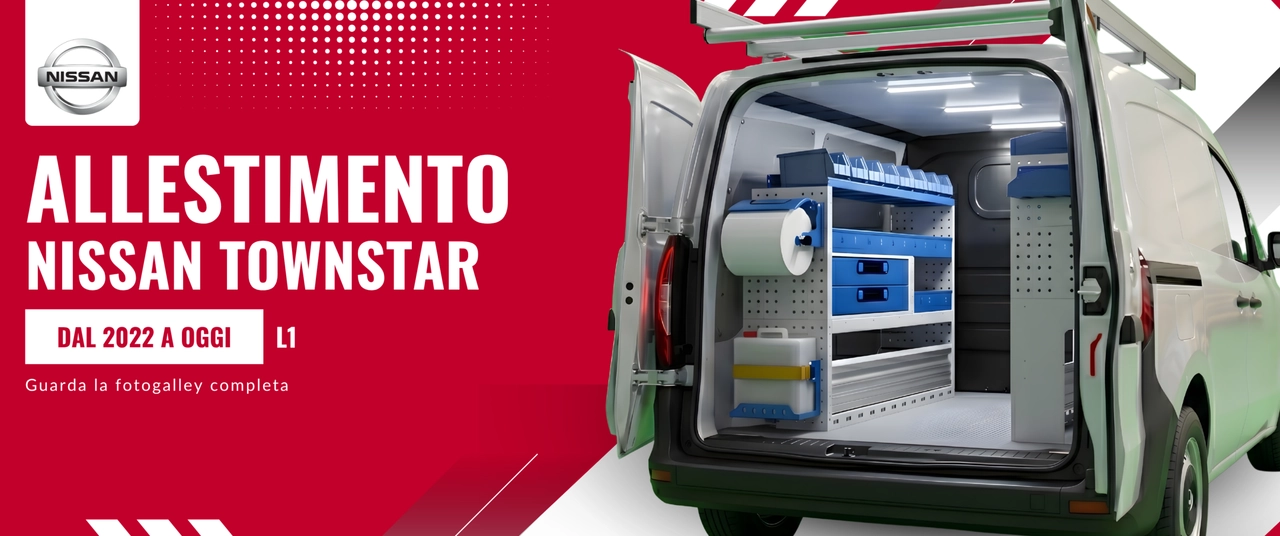 Allestimento Nissan Townstar (anno dal 2022 a Oggi) L1